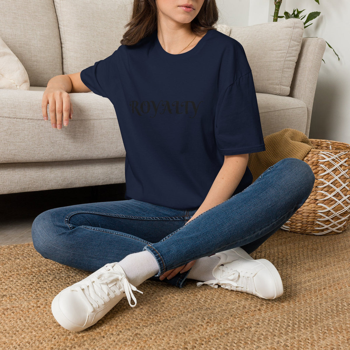 Royalty Graphic T-Shirt — Elegant Script "ROYALTY" Tee for Women & Men
