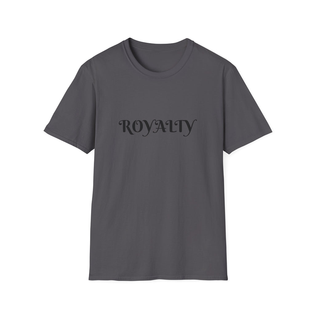Royalty Graphic T-Shirt — Elegant Script "ROYALTY" Tee for Women & Men