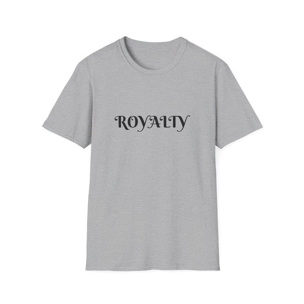 Royalty Graphic T-Shirt — Elegant Script "ROYALTY" Tee for Women & Men