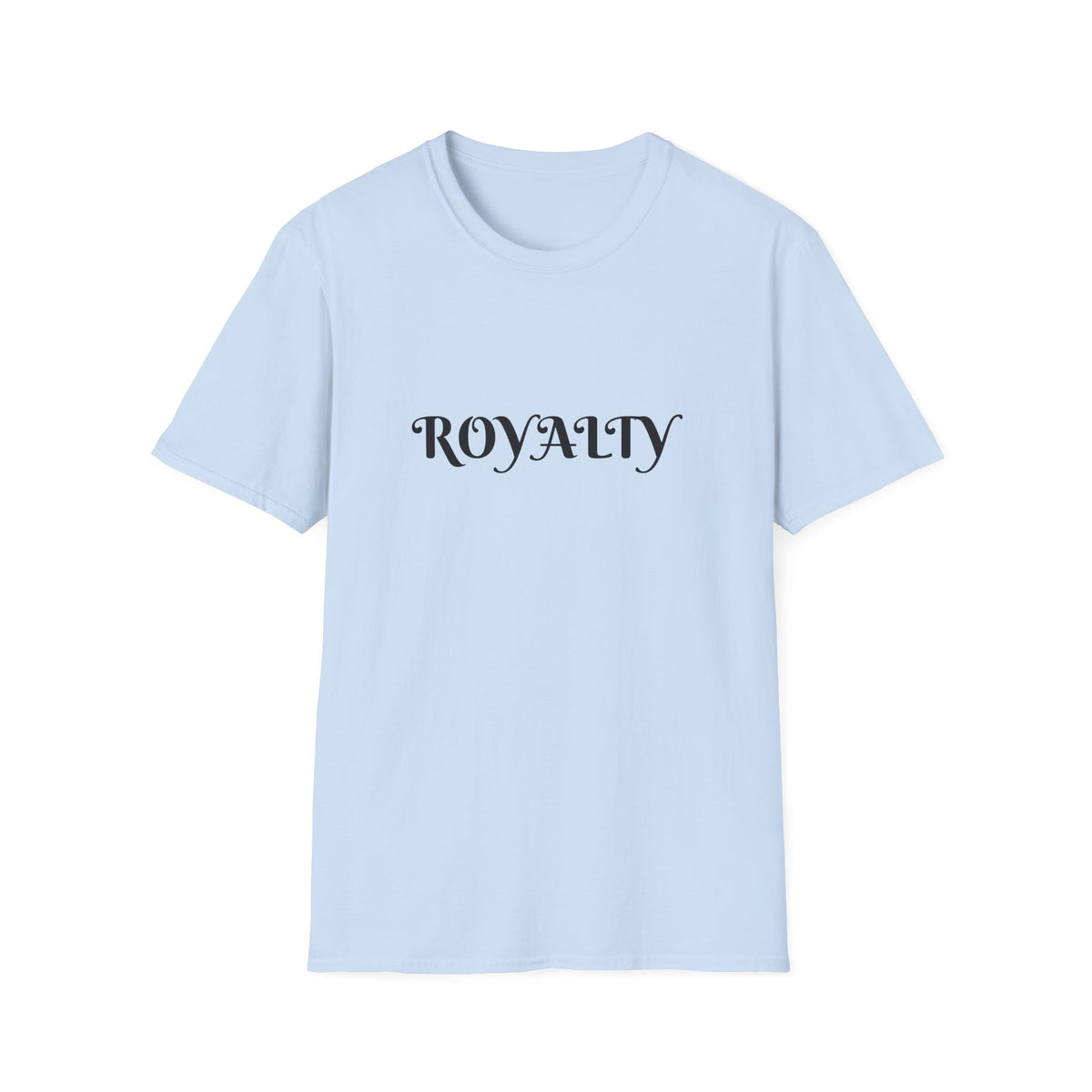 Royalty Graphic T-Shirt — Elegant Script "ROYALTY" Tee for Women & Men