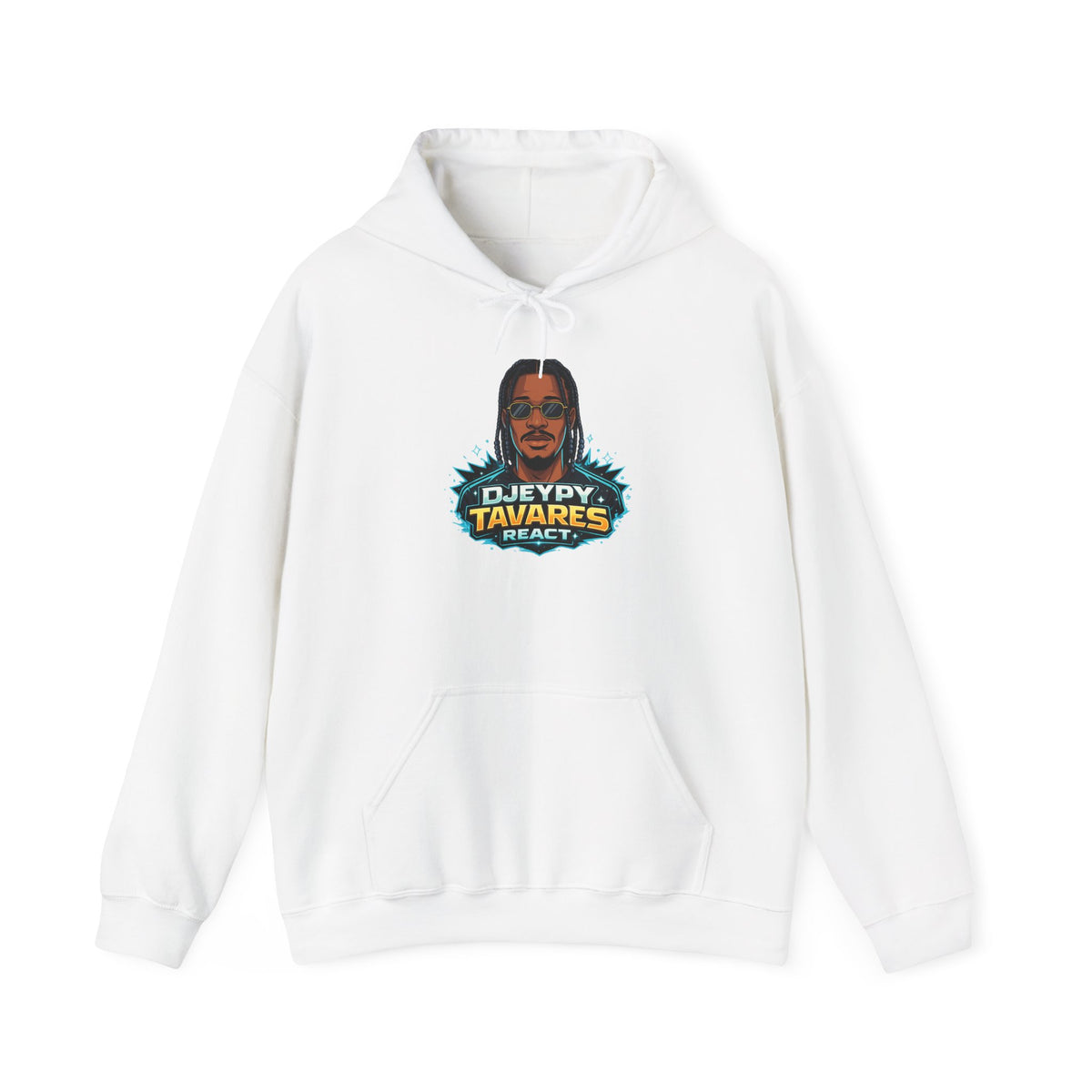 Rap Artist Portrait Hoodie - 'DJEYPY TAVARES' Graphic Pullover