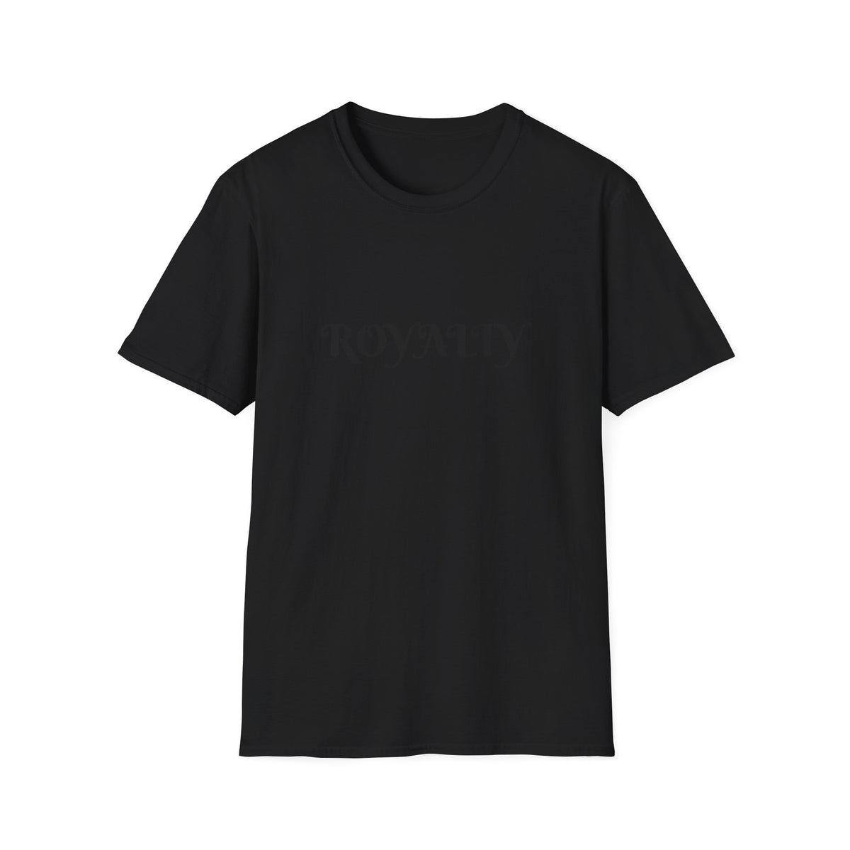 Royalty Graphic T-Shirt — Elegant Script "ROYALTY" Tee for Women & Men