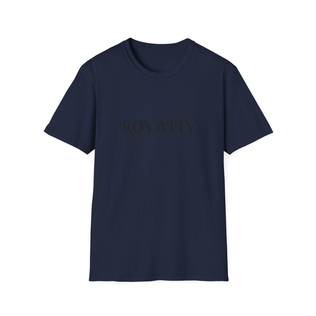 Royalty Graphic T-Shirt — Elegant Script "ROYALTY" Tee for Women & Men