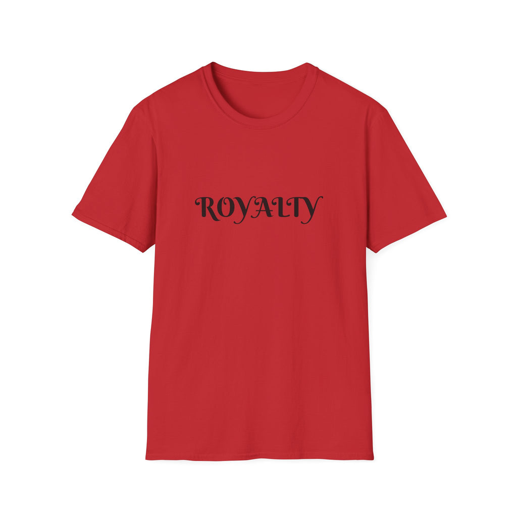 Royalty Graphic T-Shirt — Elegant Script "ROYALTY" Tee for Women & Men