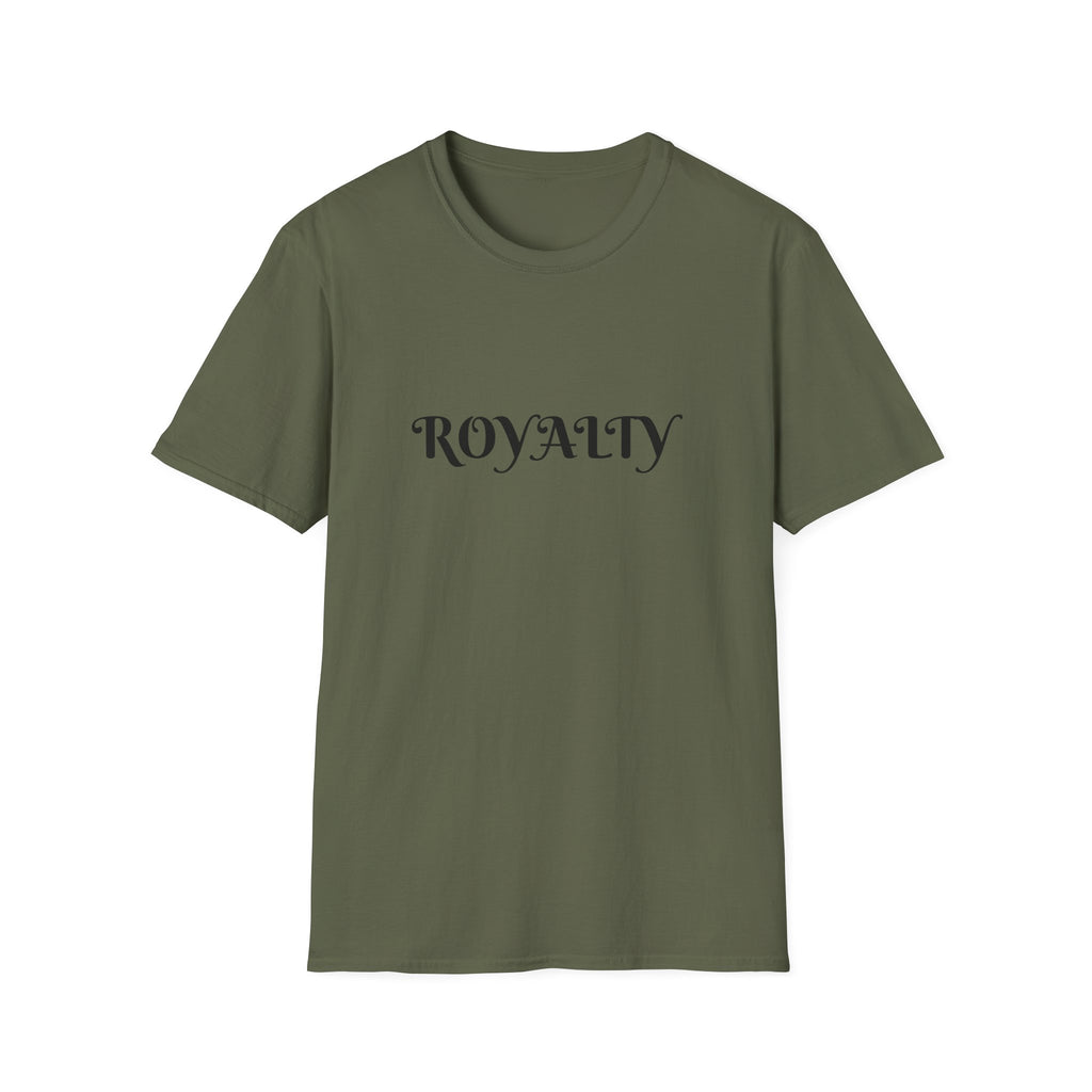 Royalty Graphic T-Shirt — Elegant Script "ROYALTY" Tee for Women & Men