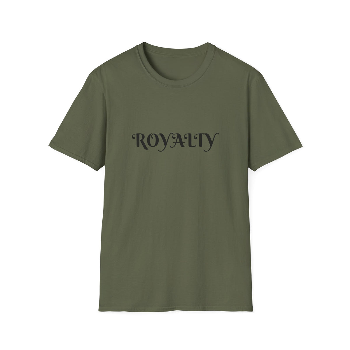 Royalty Graphic T-Shirt — Elegant Script "ROYALTY" Tee for Women & Men