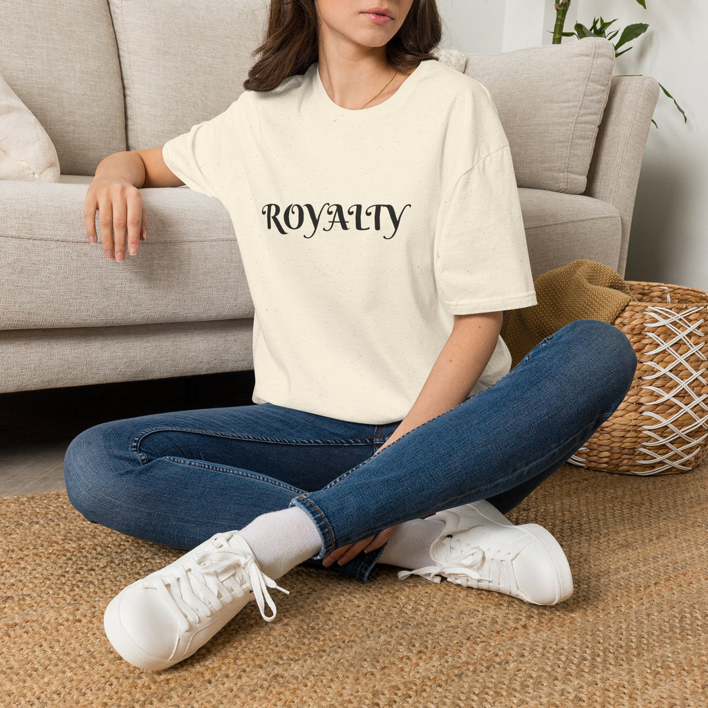 Royalty Graphic T-Shirt — Elegant Script "ROYALTY" Tee for Women & Men